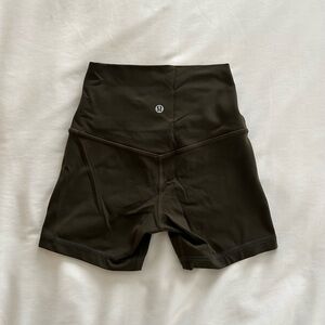 Align Forest Green Shorts 2”